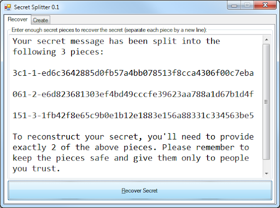 List of message shares