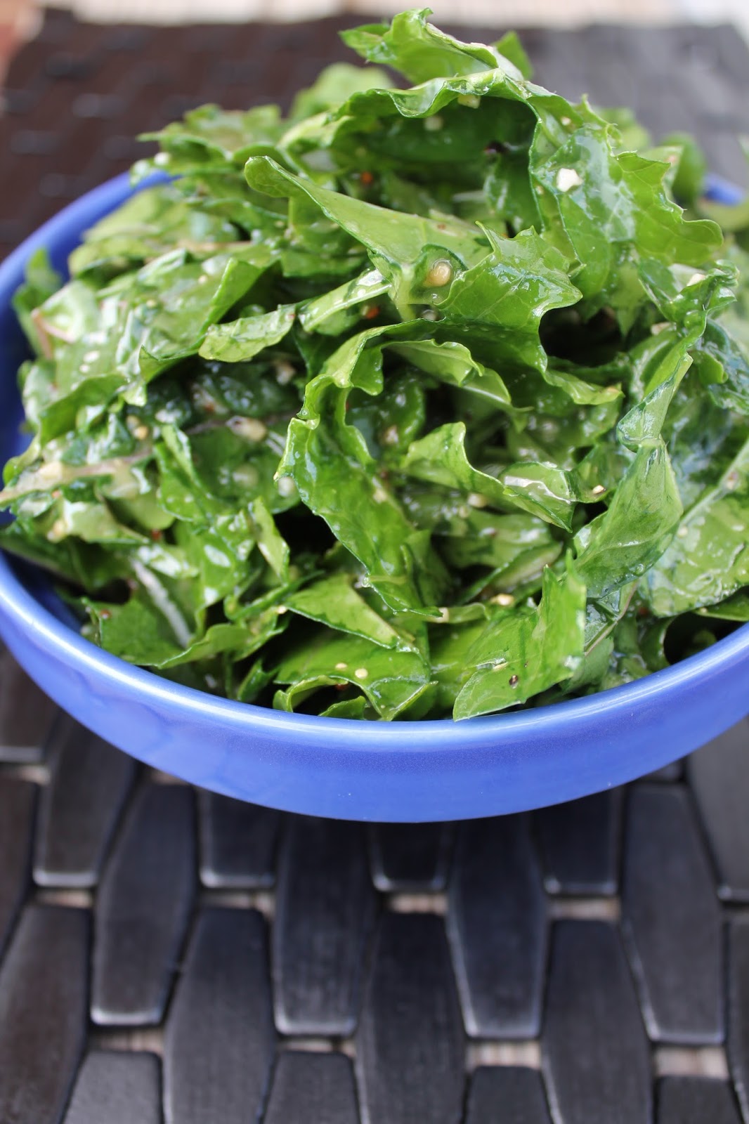 Home by 28 Cooks Kale Salad with Garlic Vinaigrette