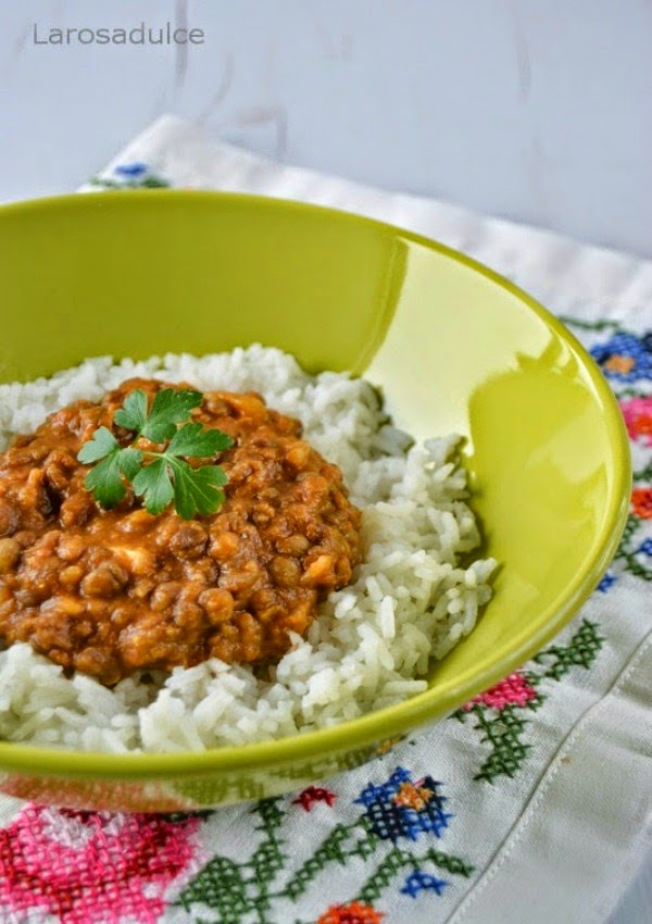 Lentejas Al Curry Con Leche De Coco