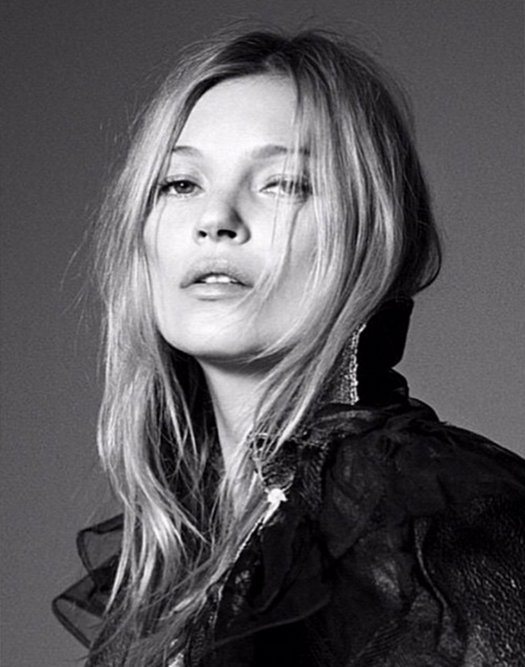 Kate Moss portrait by Willy Vanderperre Kate Moss portrait by Willy Vanderperre