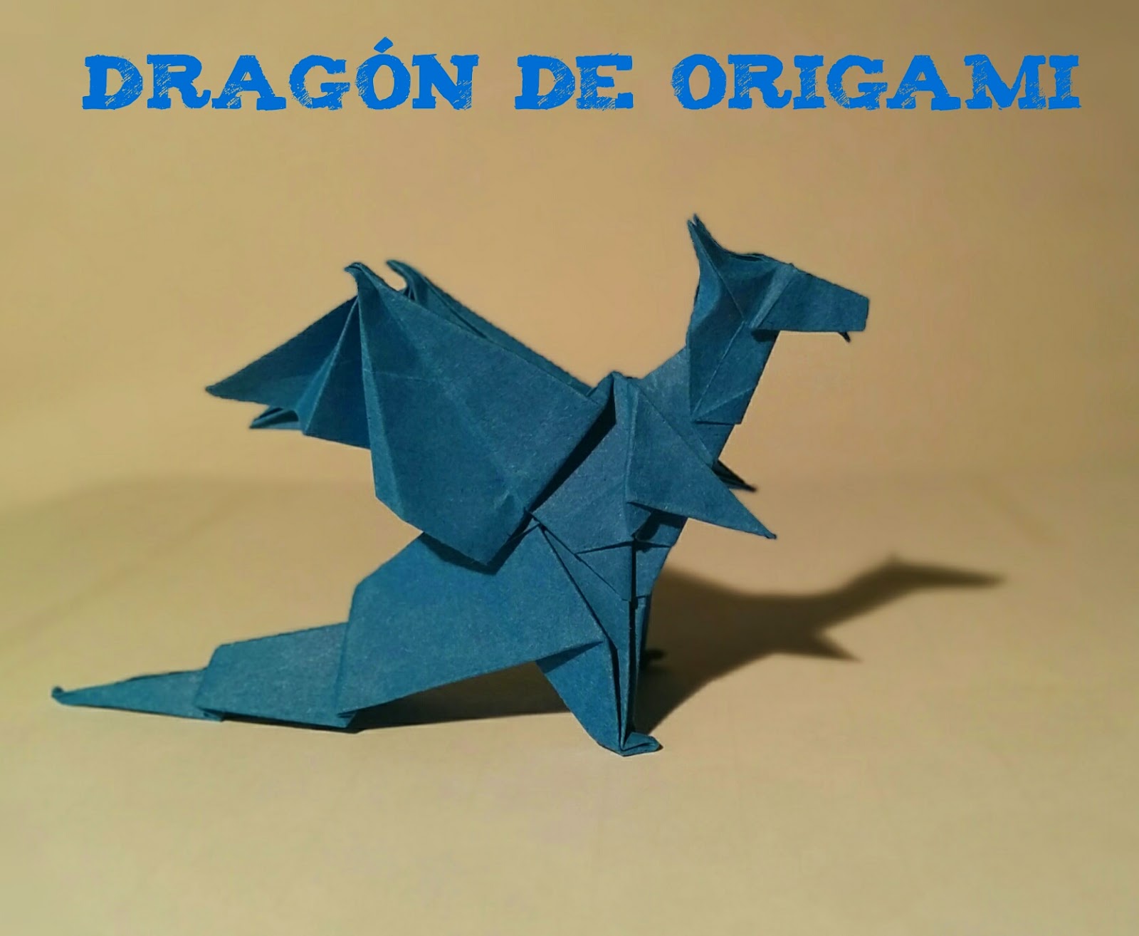 Los chiribiquis de Winga Dragon de origami de Jo Nakashima