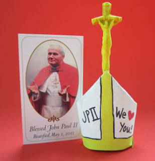 Mitre Craft and Pope John Paul II Picture