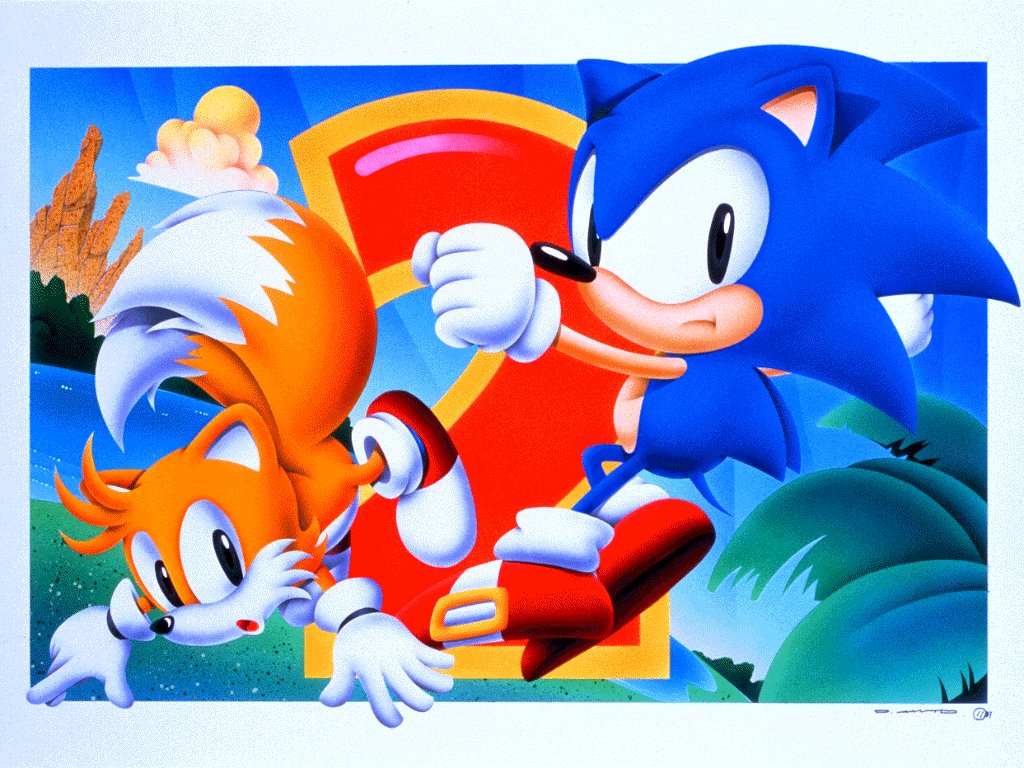 Sega Master System: Wallpaper Sonic