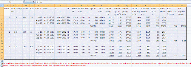 DA Arrears Calculation in Excel Pic7 DA+Arrears+Calculation+Excel+Pic7