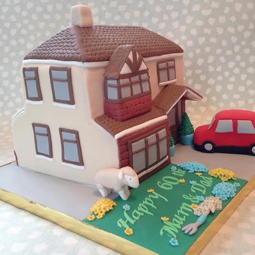 The Perfectionist Confectionist House Birthday Cake