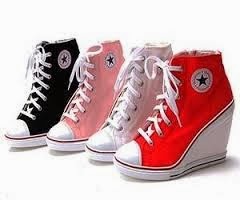 converse high tops with heels