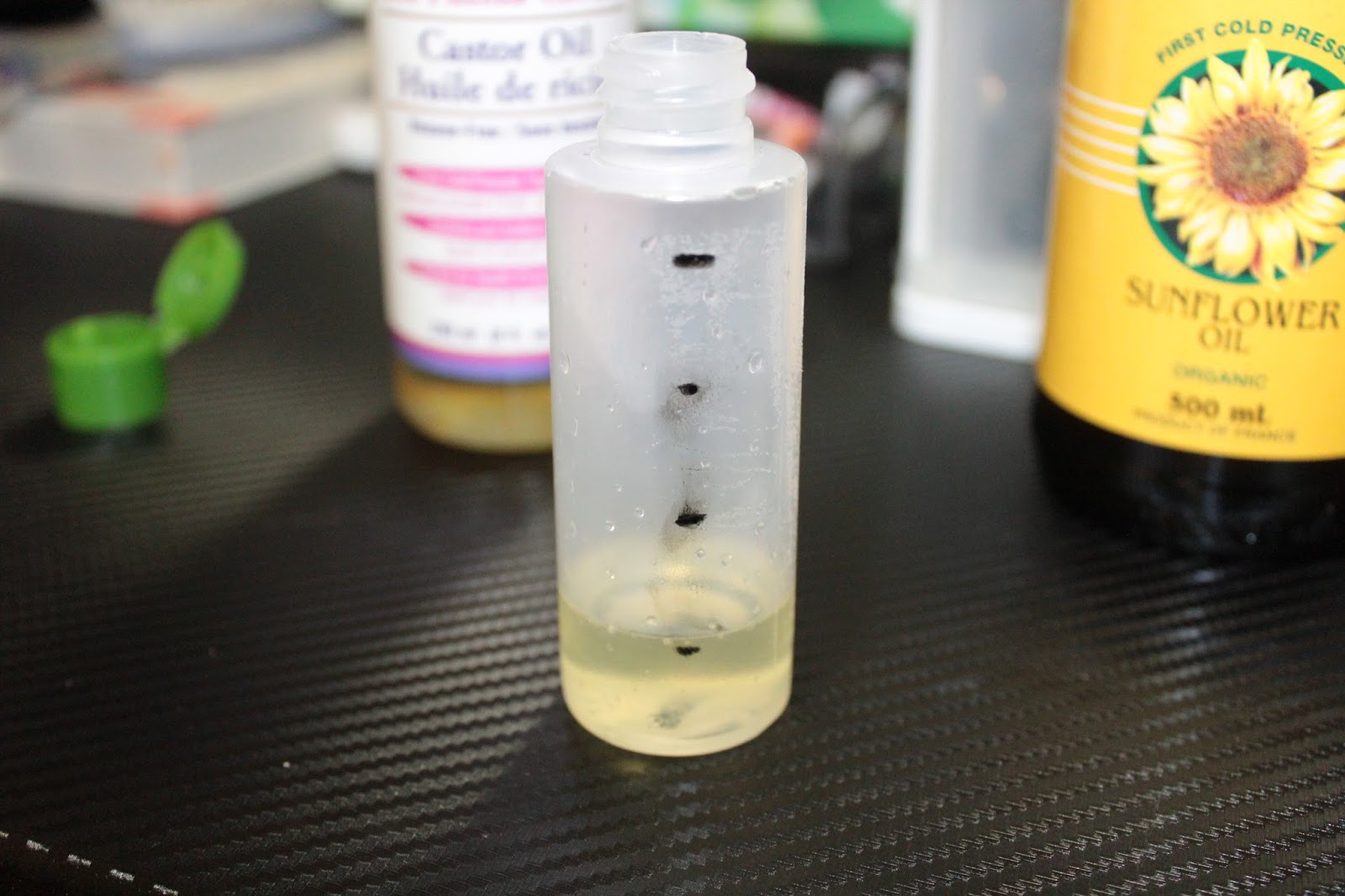 Beauty is from within DIY Sunflower Oil Cleanser / Makeup Remover