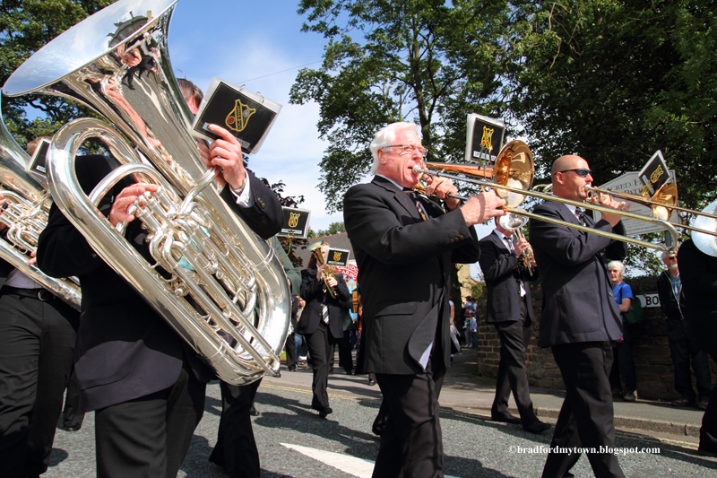 Bradford, My Town Rushbearing Festival Uppermill Brass Band