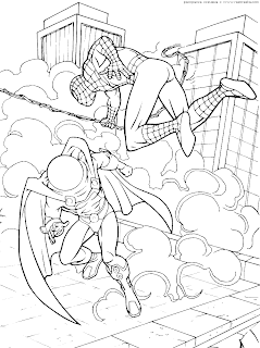 spiderman color pages print out, ultimate spiderman coloring pages