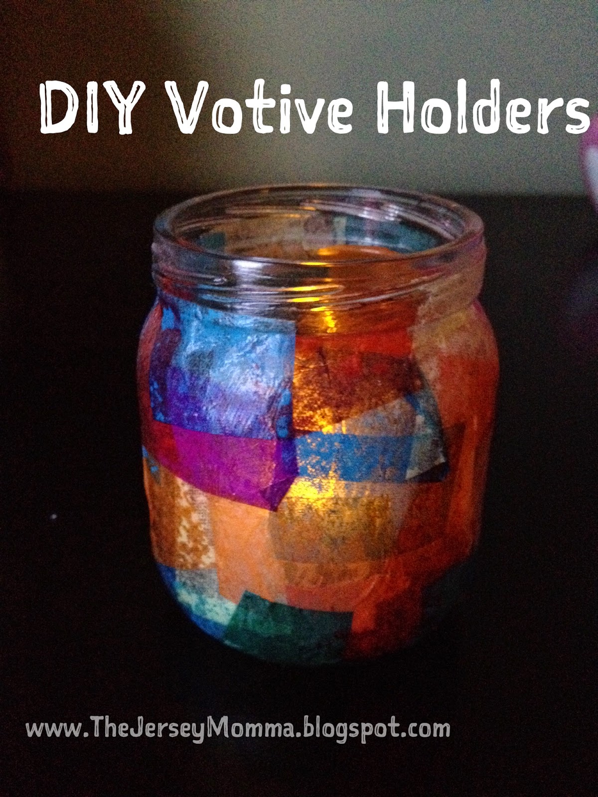 The Jersey Momma Make Your Own Votive Candle Holders