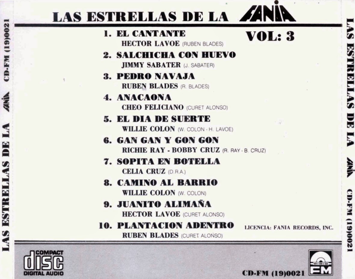 Las Estrellas De Fania Vol. 03 NOMBS