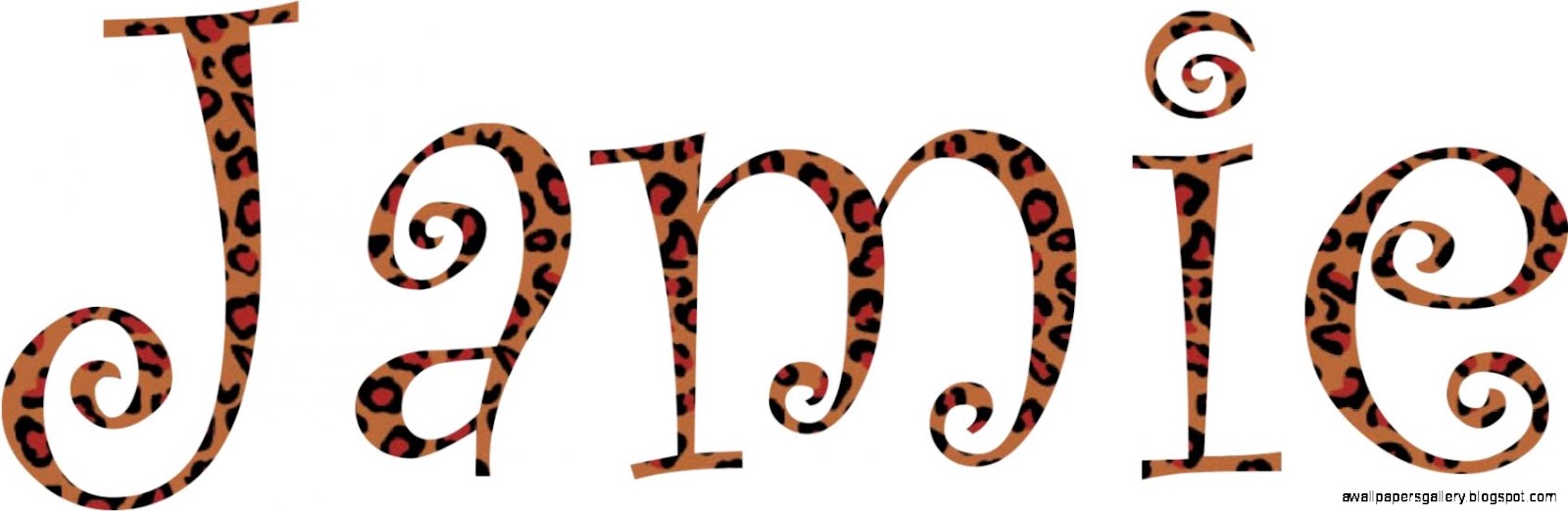 Leopard Print Font Leopard Print Font
