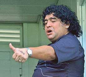 Maradona Fight