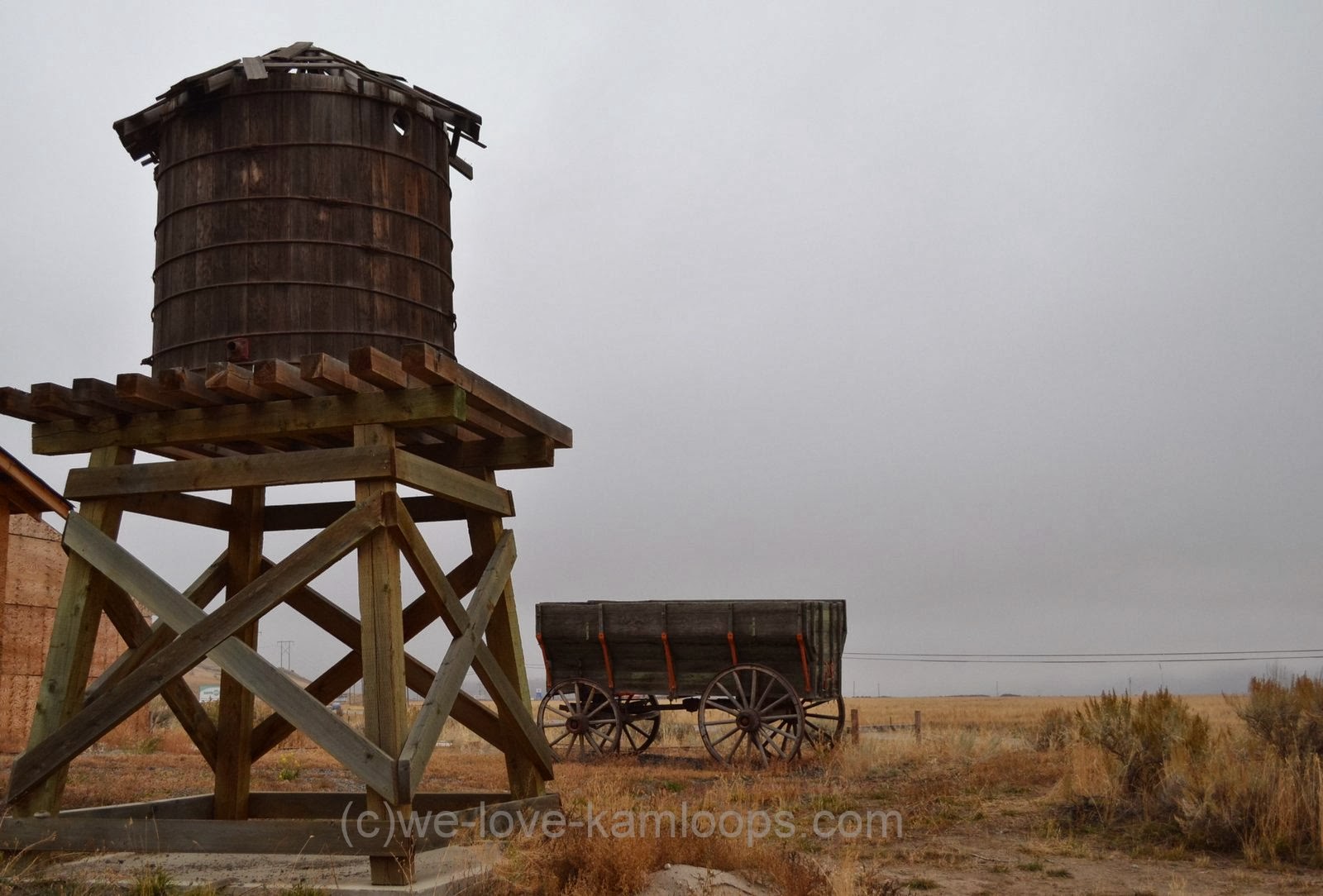 welovekamloops Walhachin Wooden Irrigation Flume Kamloops, BC