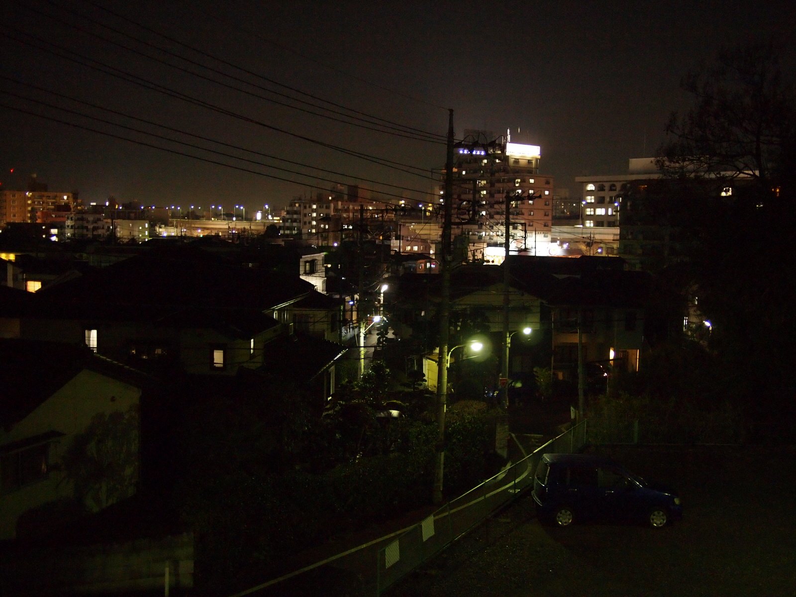 尊い東京の姿 イブだし崖の上からの綺麗な夜景を 板橋区ですが