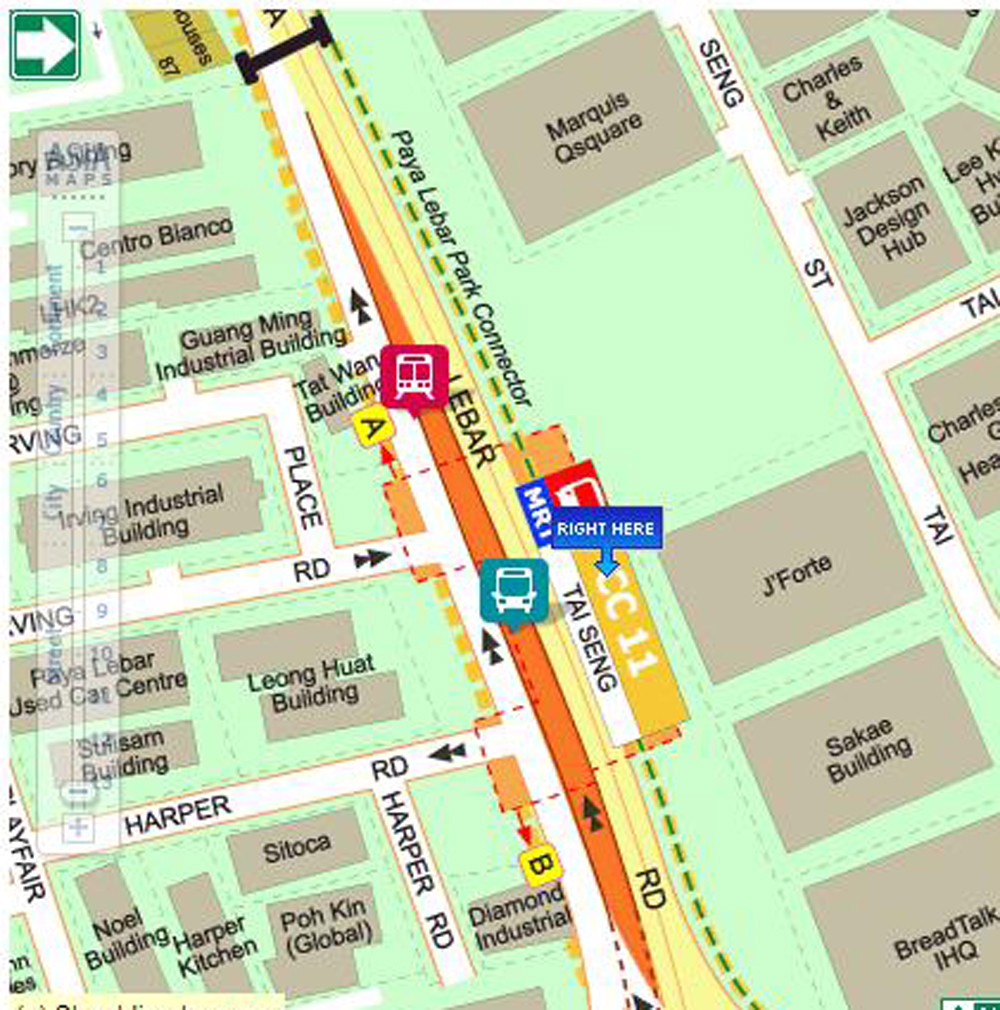 Tai Seng Mrt Map Quick Reference Guide For Musholla & Masjid Locations Around Singapore: Tai  Seng Mrt Musholla