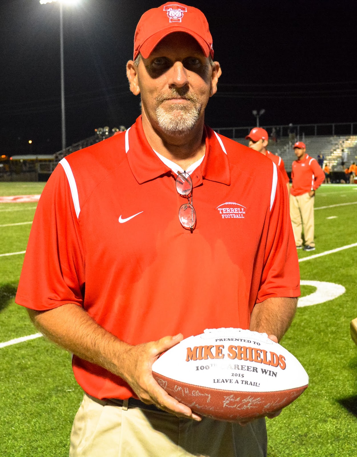 Terrell Daily Photo Coach Shields Gets Win 100
