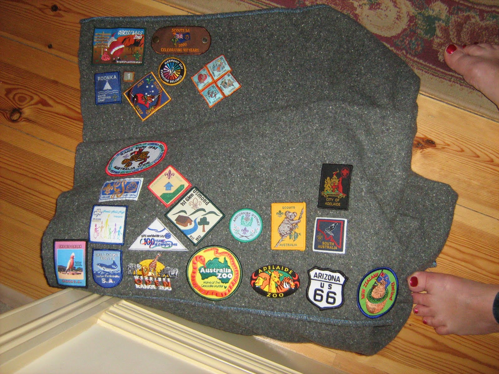 Lavender Green Scout Blankets