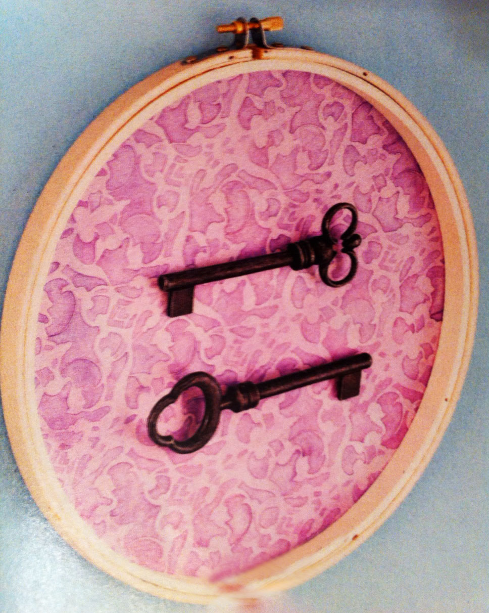 NinjaDiva Keys Please DIY Wall Art