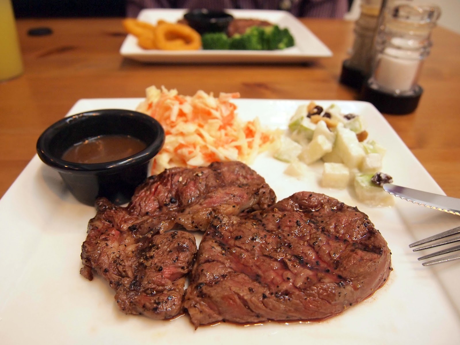 four legged foodies Steak Out, Victoria Street