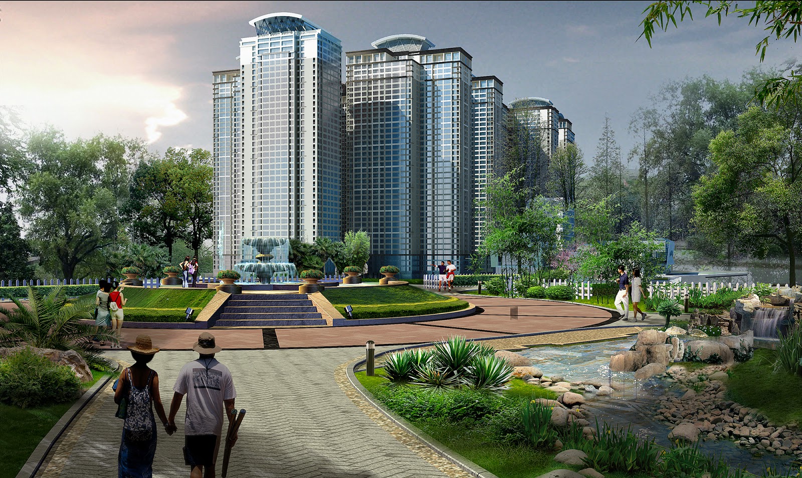 Đài phun nước Goldmark City