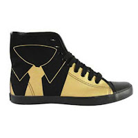 Sammi Jackson - Be&D printed canvas high top trainers 