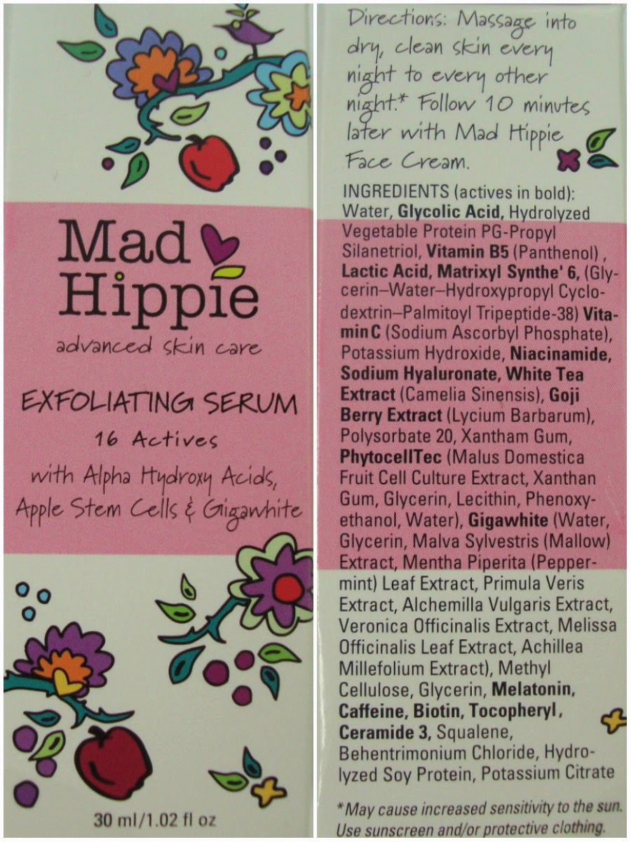 Mad Hippie Skin Care Products Exfoliating Serum