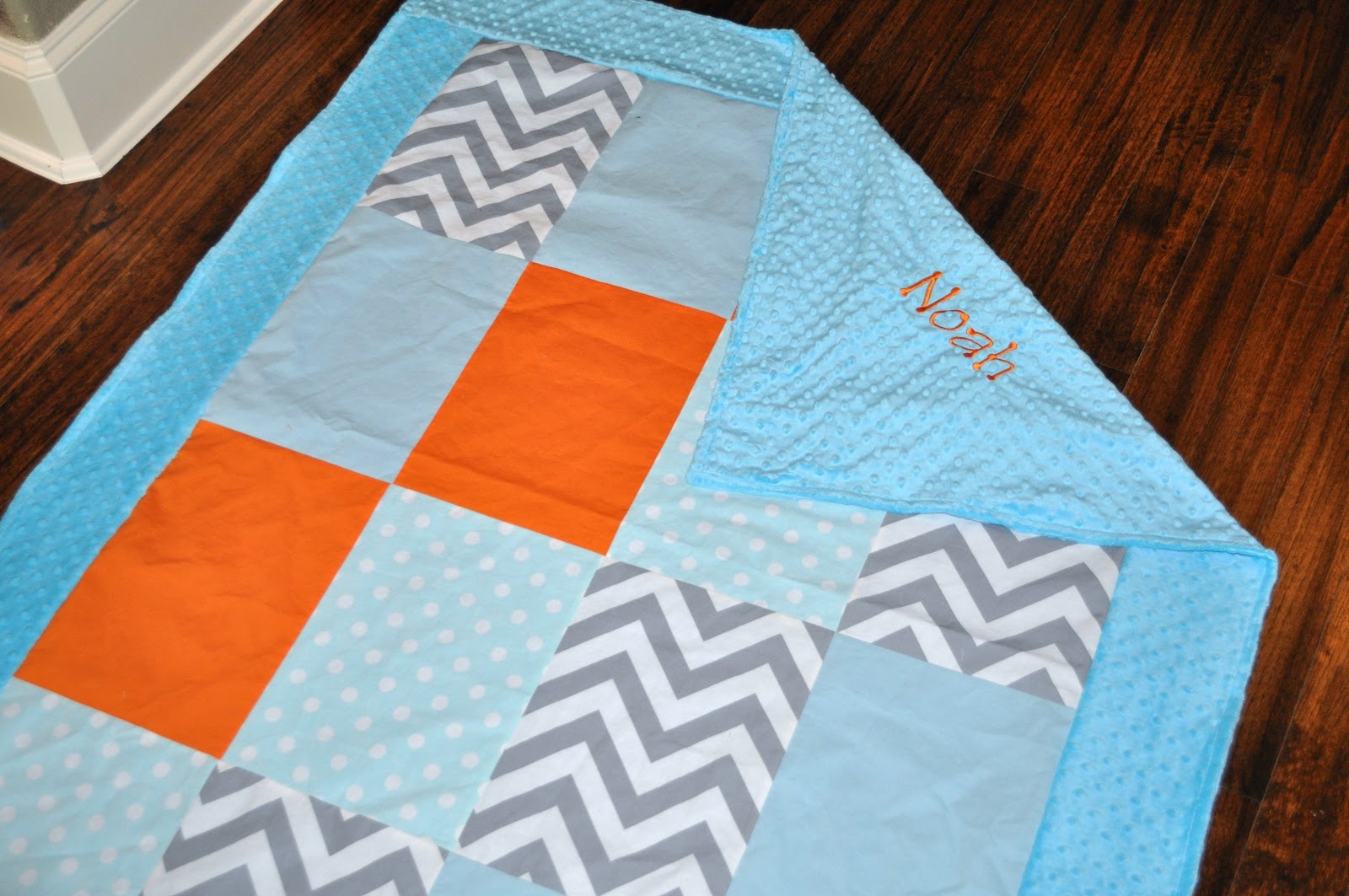 Precious And Prosperous Designs Grey Chevron Orange And Light