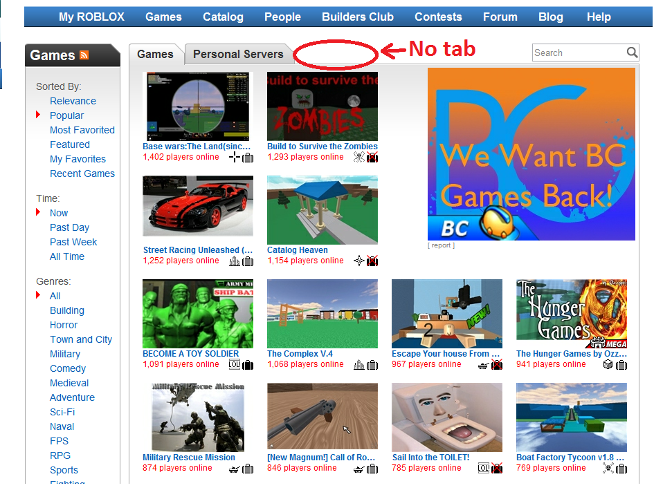 Roblox News Where Have Bc Games Gone