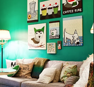 Salas decoradas en color verde - Ideas de salas con estilo