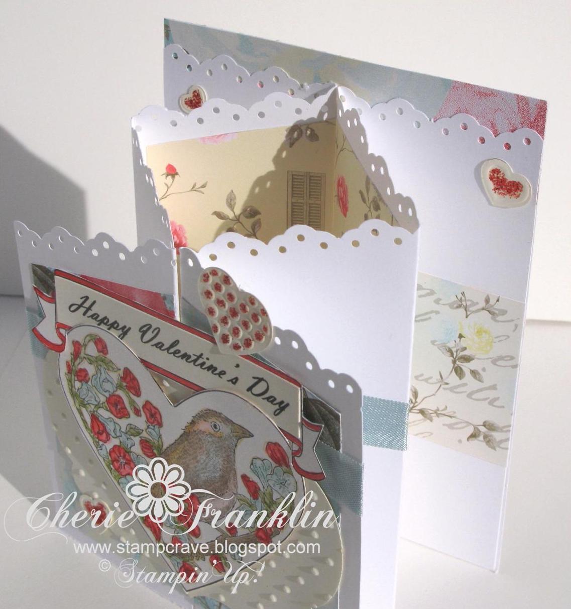 Stampcrave Concertina Fold Valentine