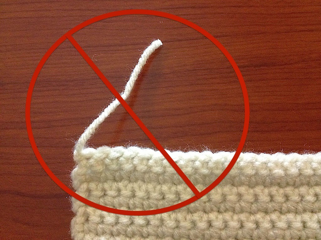 Illuminate Crochet How to Weave In Yarn Ends