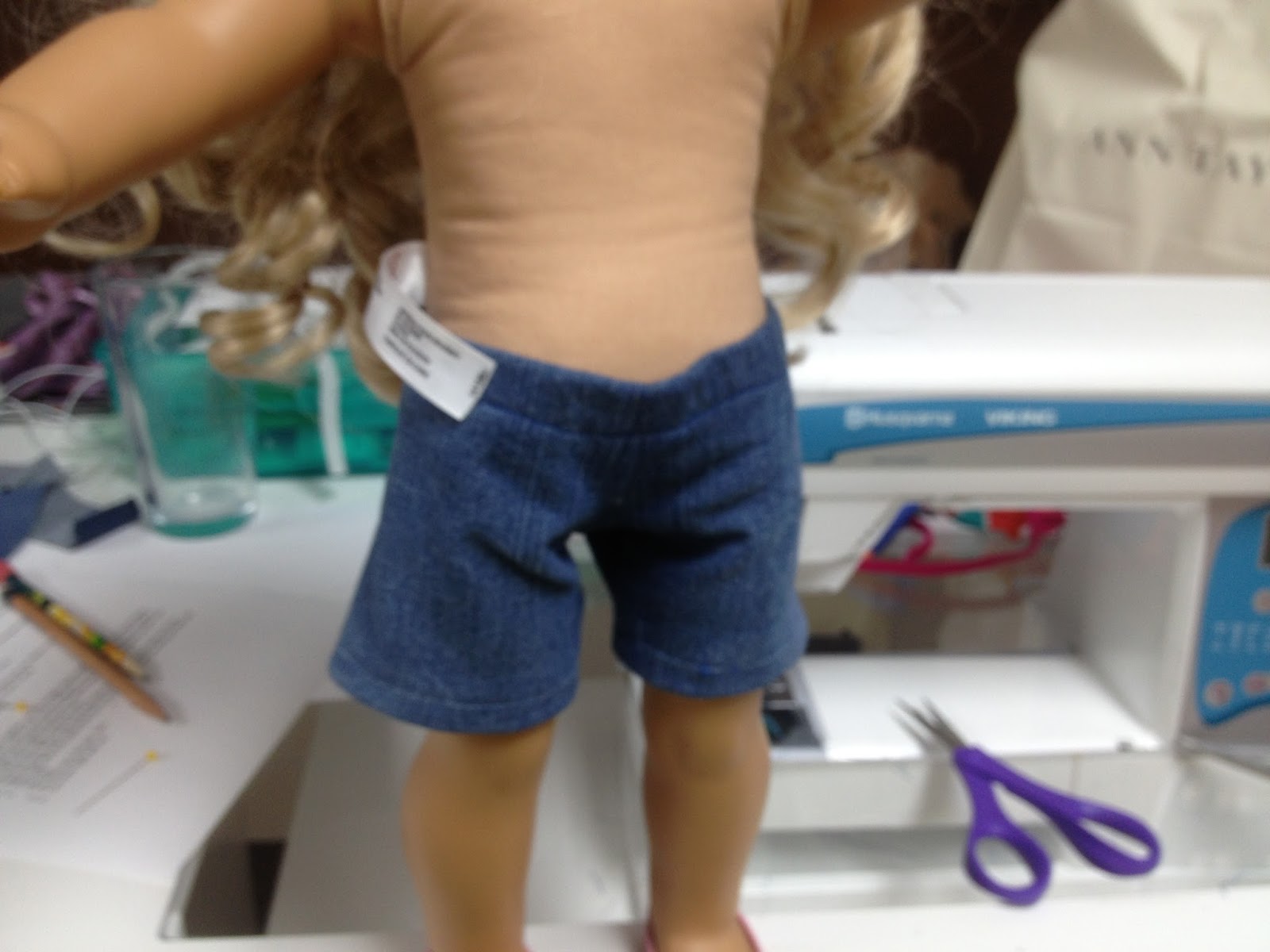 Free American Girl Pattern for Jeans, Capris and Shorts