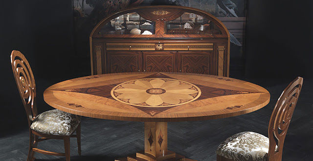овальный обеденный стол от легендарного итальянского дизайнера