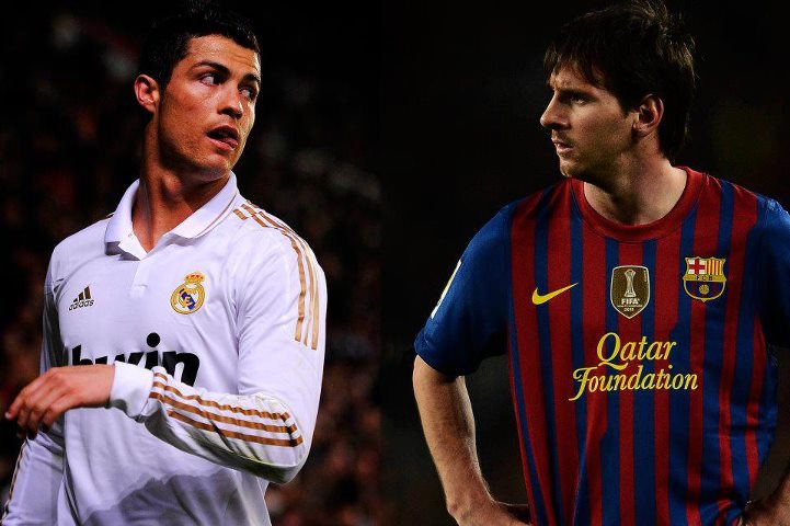 Messi vs Ronaldo wallpapers 2012