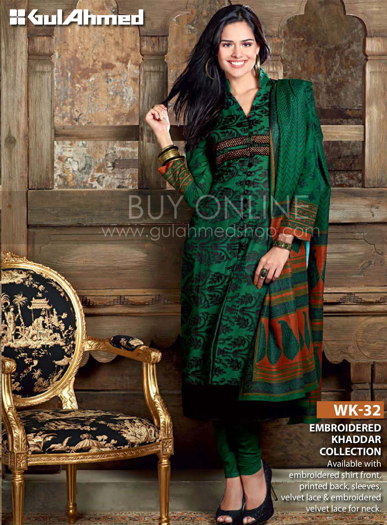 Gul Ahmed Winter Collection 20122013 Gul Ahmed Shop Dresses Gul