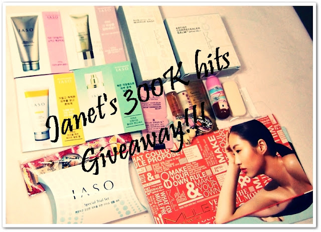 Janet's 300K Hits Giveaway,