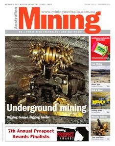 Australian Mining - November 2010 | ISSN 0004-976X | TRUE PDF | Mensile | Professionisti | Impianti | Lavoro | Distribuzione
Established in 1908, Australian Mining magazine keeps you informed on the latest news and innovation in the industry.