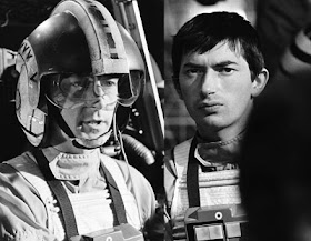 Photo of two different actors who played Wedge Antilles.  