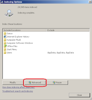Indexing Option Window rebuild-index-windows-7-8