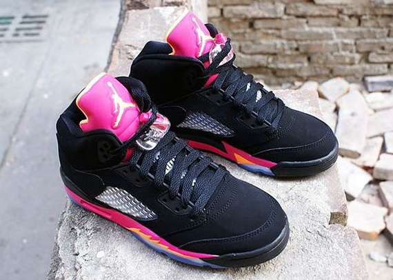 Air Jordan 5 Black Pink Air Jordan 5 Black Pink