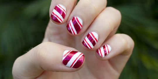 Tips dan Tutorial Nail Art atau Mengecat Kuku Bernuansa Permen Nail Art Permen