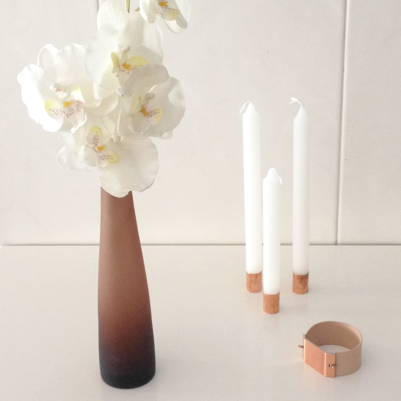 MI ARMARIO COQUETO: DIY - CANDELABROS COBRE