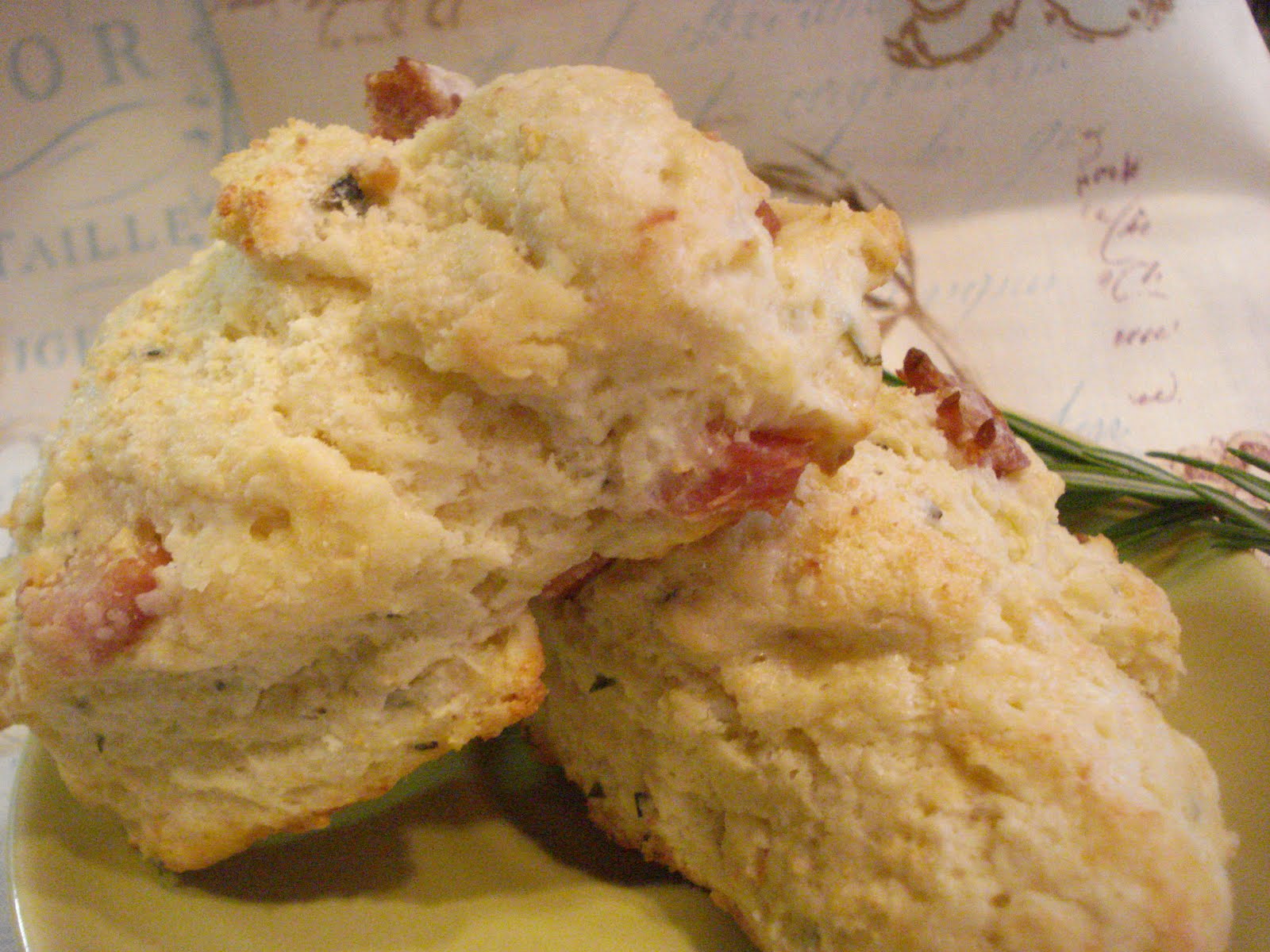 The Cookie Scoop Pancetta Rosemary Parmesan Scones