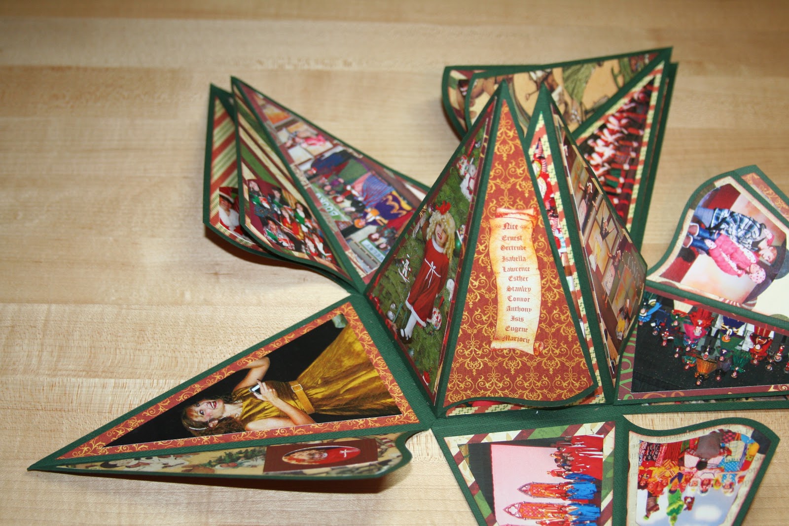 Deb's Crafty Side Christmas Tree Explosion Box