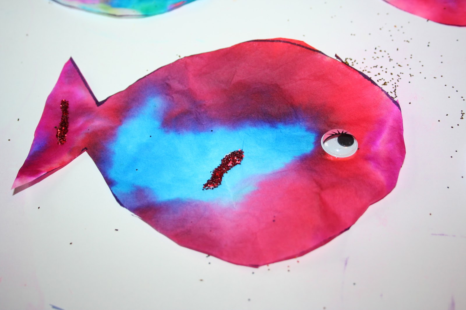 Our Country Road Coffee Filter Fish