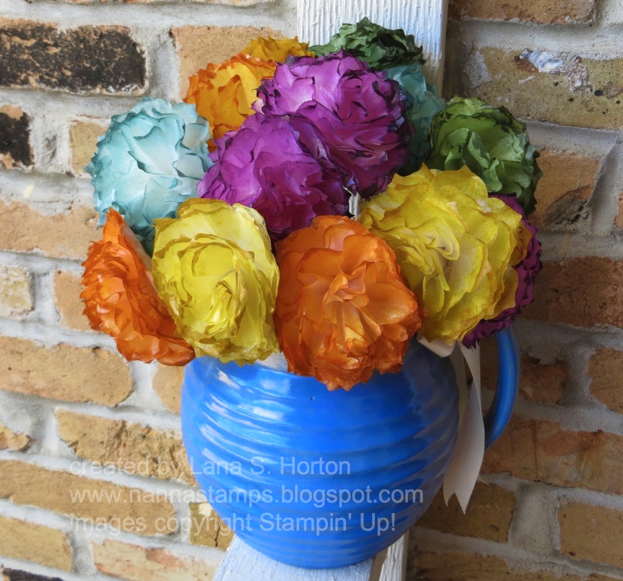 Stamping with Nanna How to Make Your Own Beautiful Bouquet... and It's