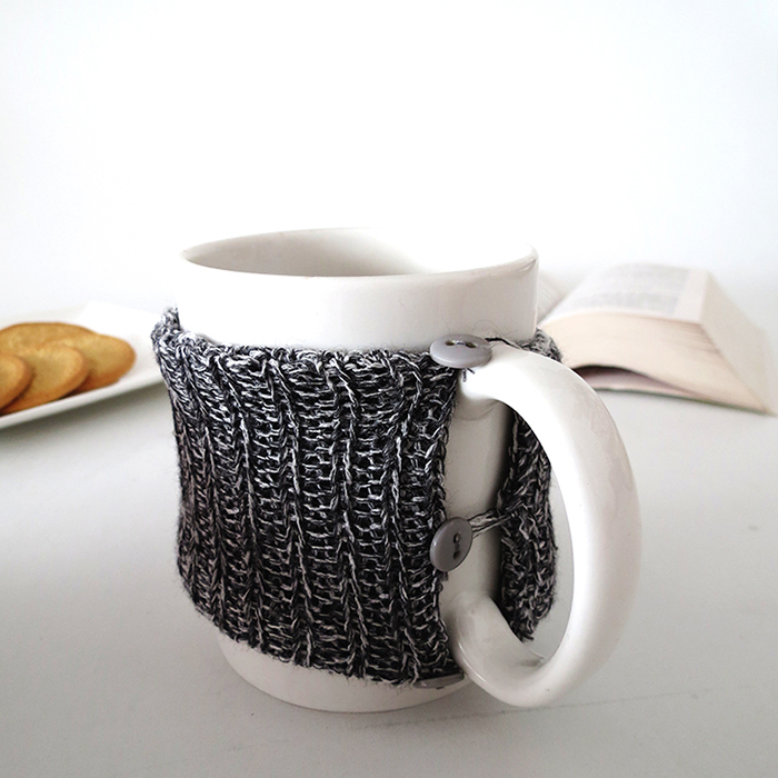 How to make a cosy knitted mug