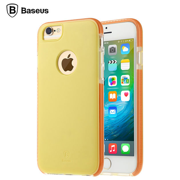 147006 เคส iPhone 6 และ 6s สีเหลือง-ส้ม
