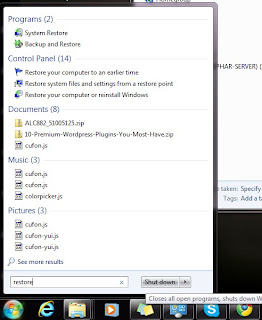 tip windows: การใช้งาน Restore Point ใน Windows 7 tip windows: การใช้งาน Restore Point ใน Windows 7